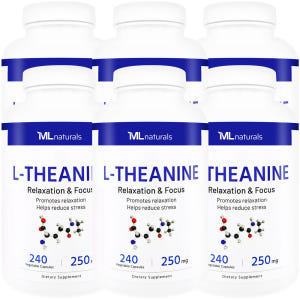 마이라이프내추럴스 엘테아닌 L-테아닌 250mg 알약 240캡슐, 6개 맛있게 먹은 솔직 후기 - 상품 이미지 1