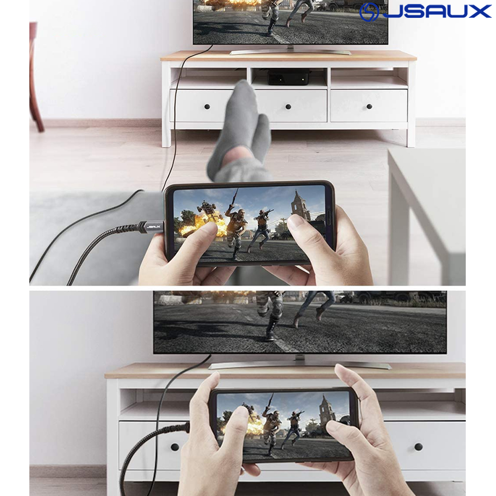 미러링 케이블 MHL C타입 HDMI 스마트폰 TV연결 3m 4k 60Hz JSAUX - 상세 이미지 4