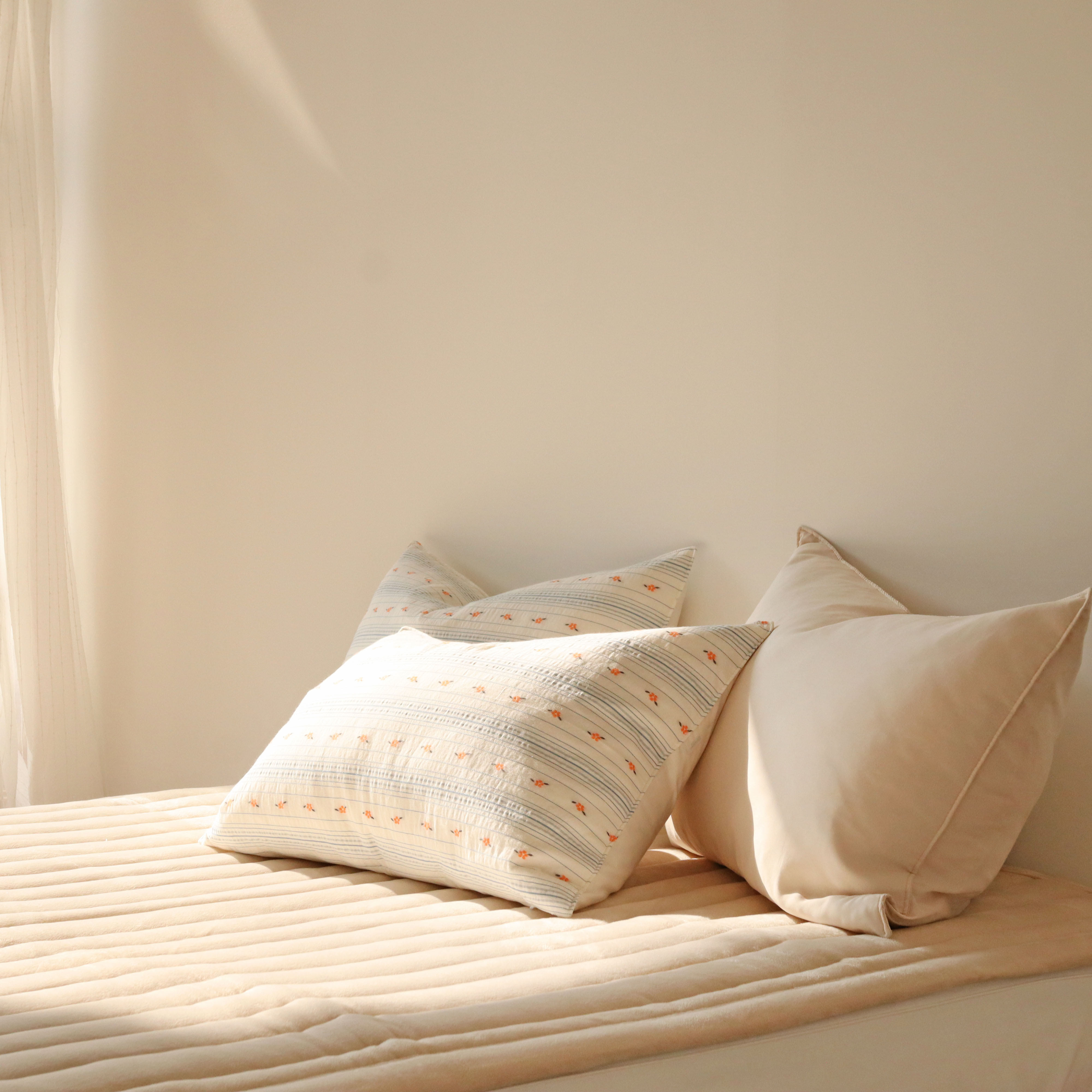 까멜리아 도비코튼 극세사 순면 아사 겨울 알러지케어 침구 차렵이불 S/SS