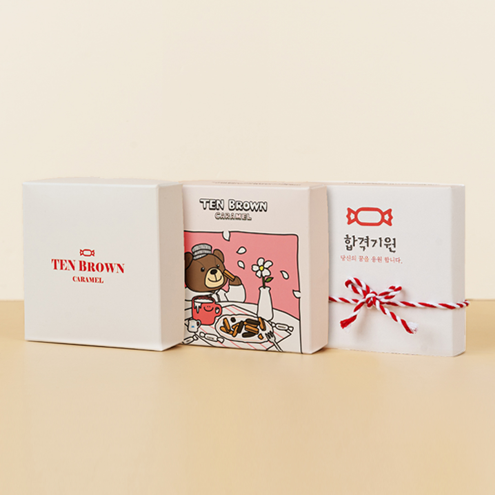 [귀여운 선물] 텐브라운 곰돌이 수제 카라멜 12구 - 상세 이미지 3