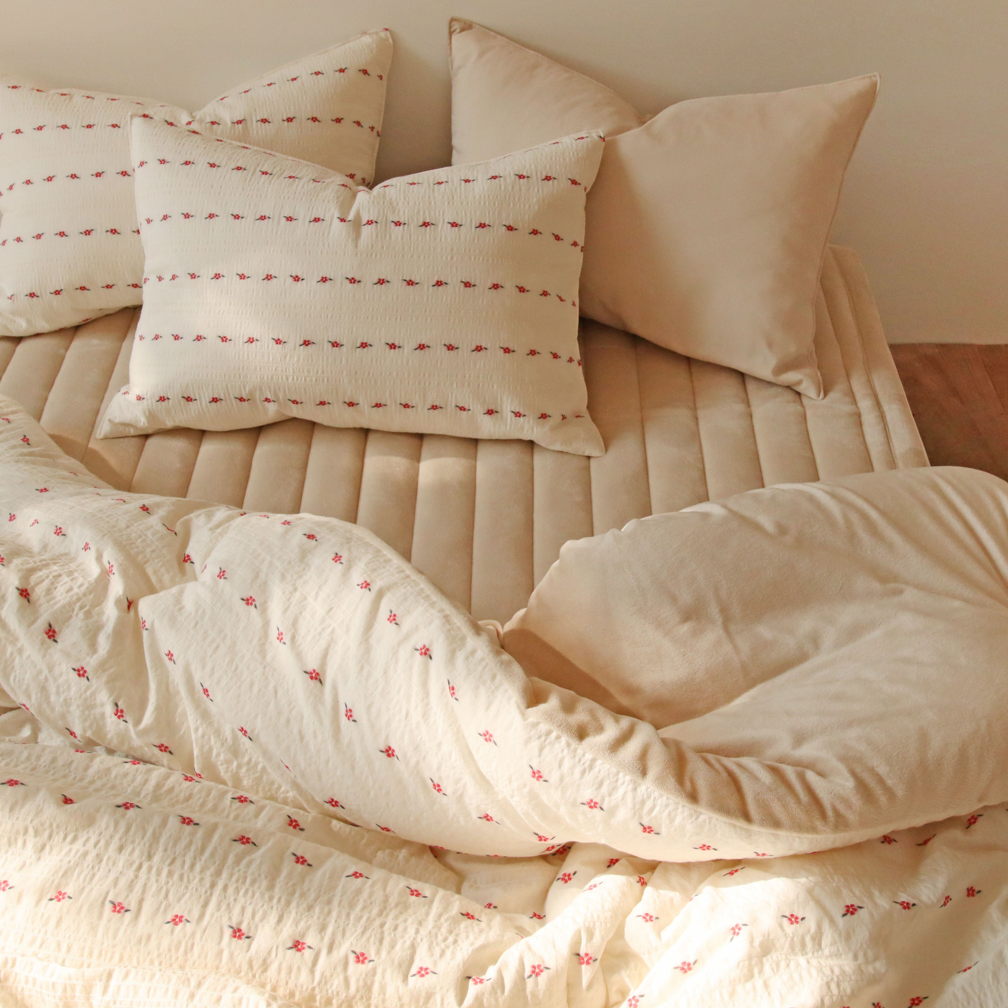 까멜리아 도비코튼 극세사 순면 아사 겨울 알러지케어 침구 차렵이불 S/SS