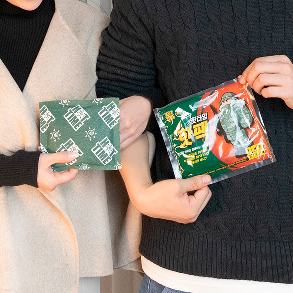 대용량 군용핫팩 포켓용핫팩 보온대 160g 이미지 7