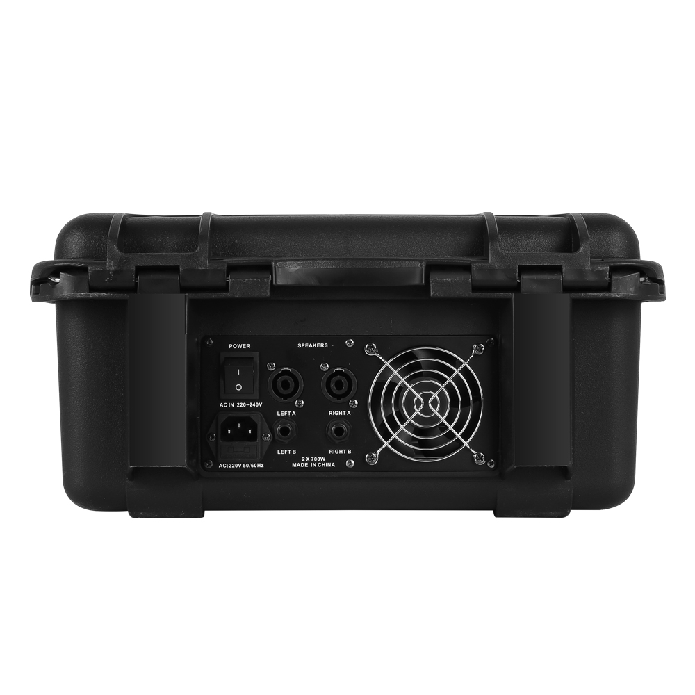 AVMaster 파워드믹서 AMP-1200 앰프내장 블루투스 USB재생 녹음 하드케이스