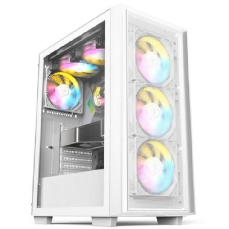 DAVEN DAVEN D6 MESH 강화유리 (화이트) 미들타워케이스