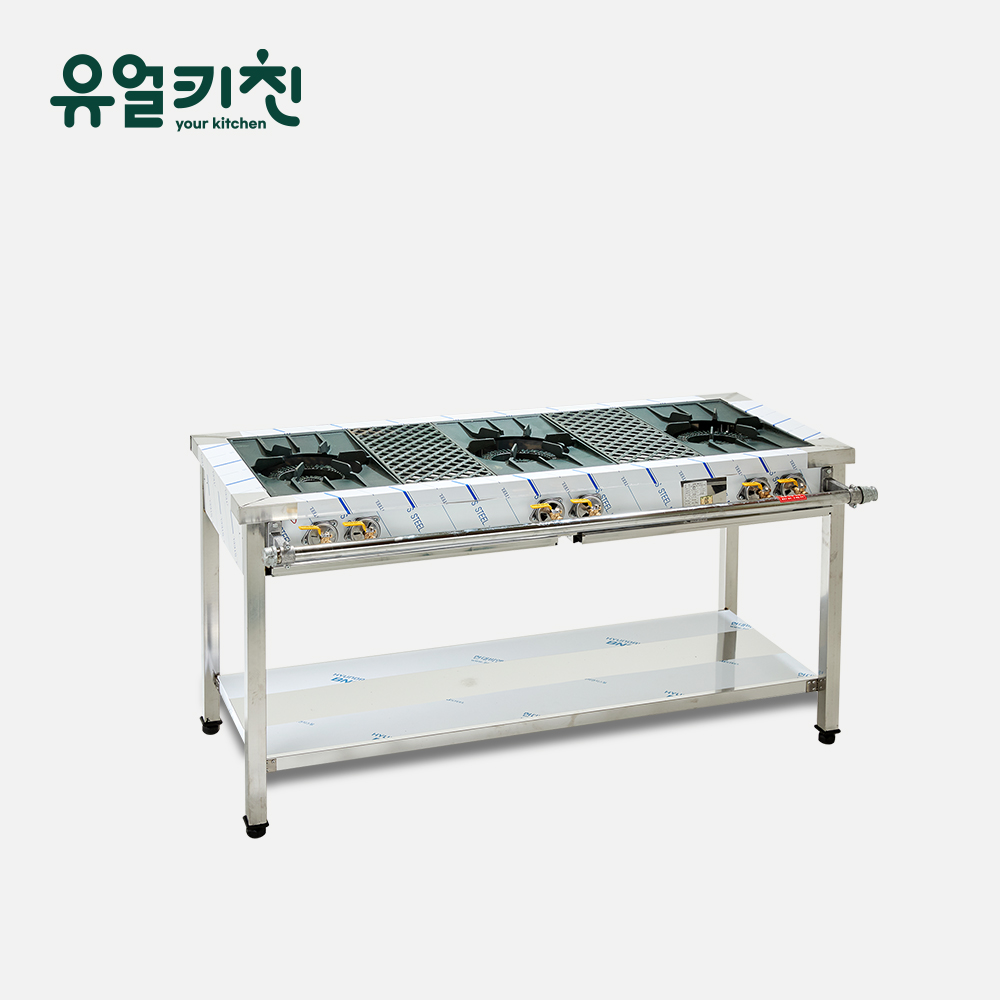 영업용가스렌지 1500 3구 업소용 간택기 간데기 식당용 일반 도시가스(LNG)