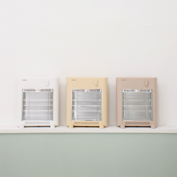 자일렉 미니 발난로 전기히터 사무실 전기난로 석영관