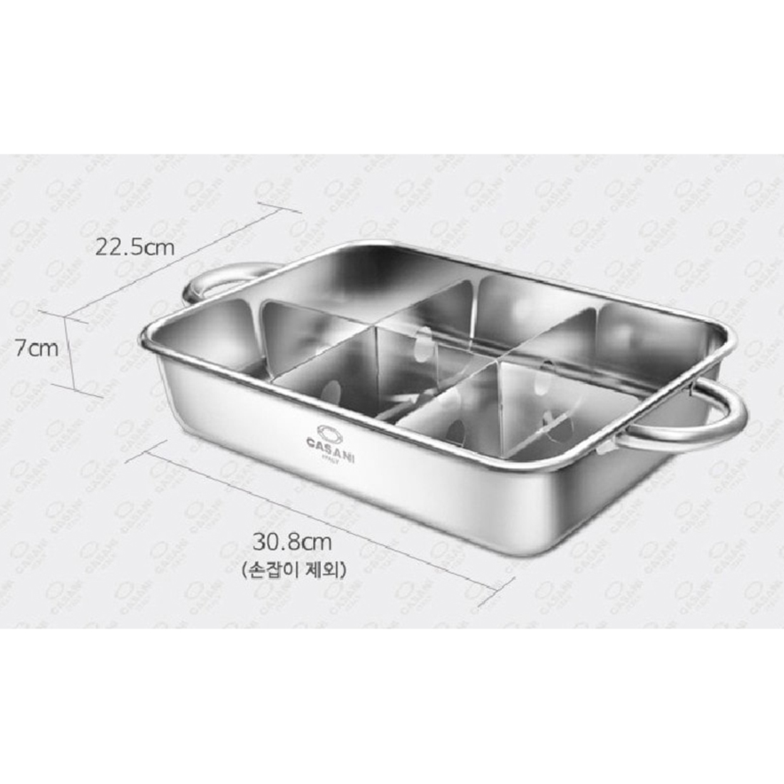 스텐 사각 꼬치 오뎅탕 냄비 샤브샤브 어묵탕 부대찌개 이자카야 전골냄비