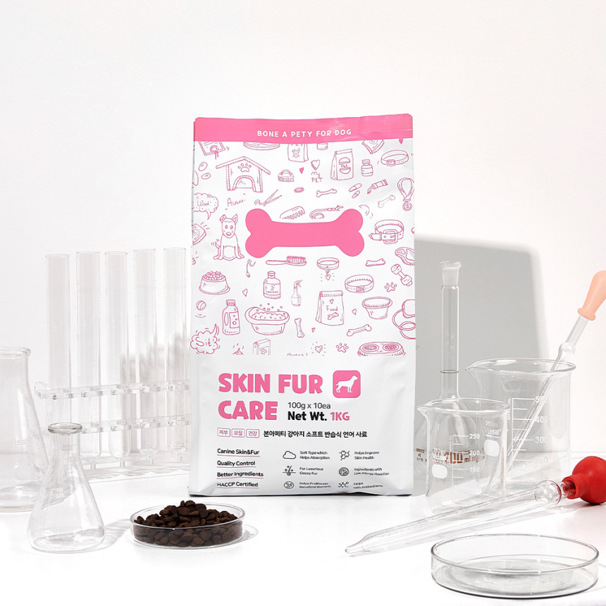 본아페티 강아지 기능성 소프트사료 피부+알러지, 1kg, 1개 사진 6