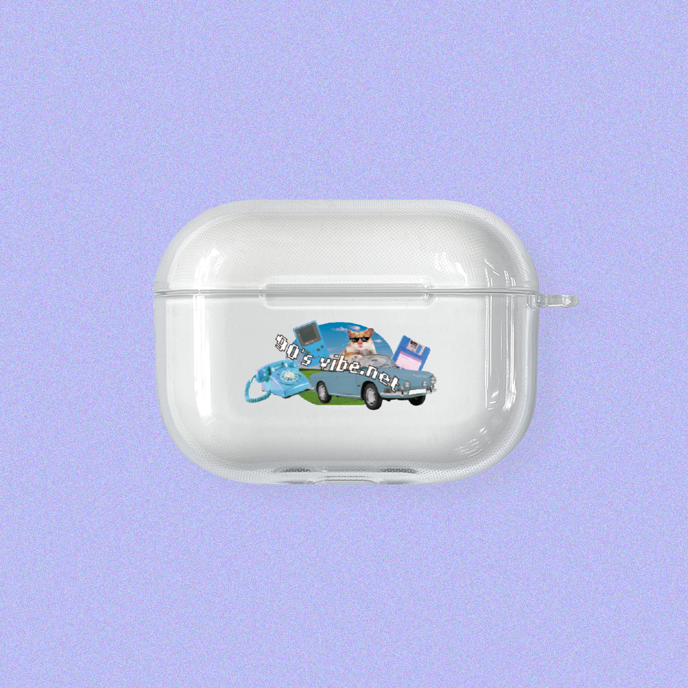 에어팟프로케이스 투명 하드케이스 힙햄