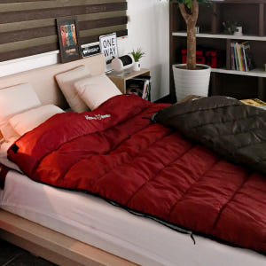 빈슨메시프 히프노스 더블 캠핑 침낭 2인용 이불 경량 사계절 백패킹 차박... 운동러 솔직 후기 | 실사용 리뷰 - 상품 이미지 4