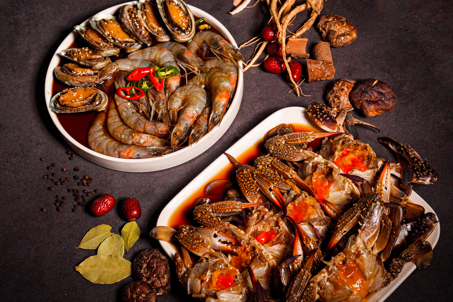 밥도둑 프리미엄 세트 모듬장 (전복장,새우장,간장게장) 2.2kg 4.4kg - 상품 이미지