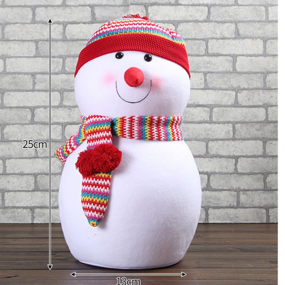크리스마스파티장식 어린이집크리스마스행사 눈사람 모형 25cm - 상세 이미지 5