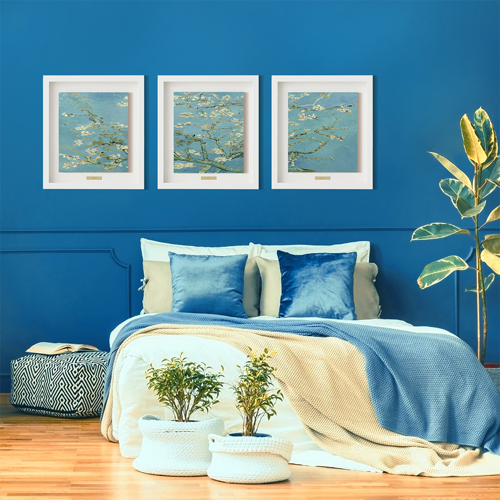 위아트 명화 인테리어 그림 풍경화 액자 클림트 구스타프 클림트_아테제 시리즈 3호 입체 화이트 관 액자 - 상세 이미지 2