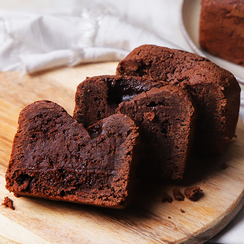 브라우니 통째로 7cmx7cm 사이즈 카페다홍 꾸덕브라우니 - 메인 이미지