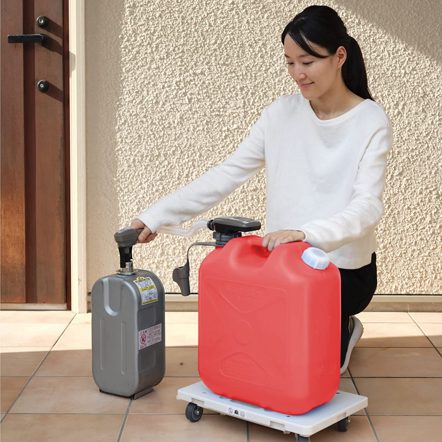 일본 난로 펌프 등유통 / 자동급유정지 펌프 EP-504F