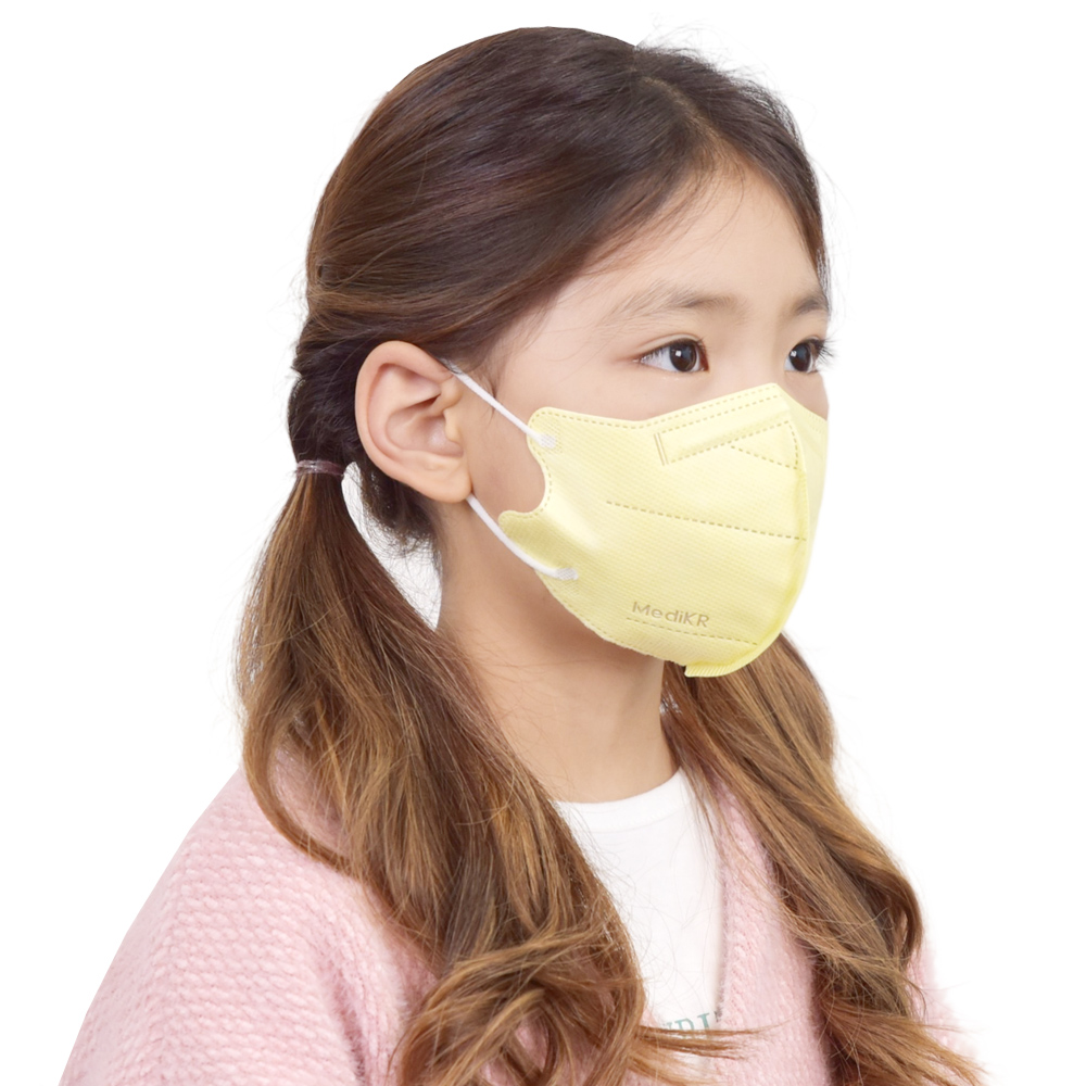 메디케이알 와이드핏 새부리형 KF94 극소형 50매 어린이마스크
