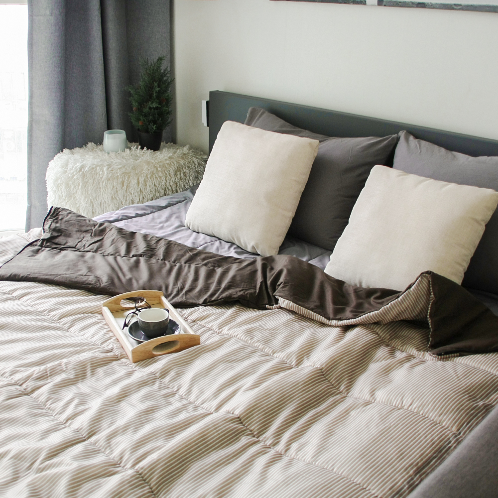 빈슨메시프 스트라이프 머미 캠핑 침낭 사계절 백패킹 차박 경량 이불