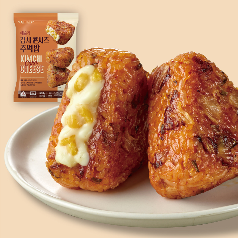 [N배송] 애슐리 주먹밥 15개입 (김치5+닭갈비5+소고기5) 냉동 삼각김밥 이미지 4