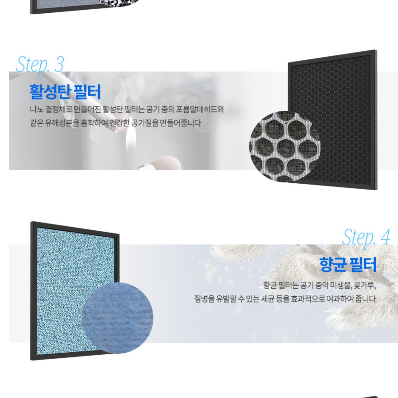 13 헤파필터등급 7WAY 공기청정기 필터 - 상세 이미지 2