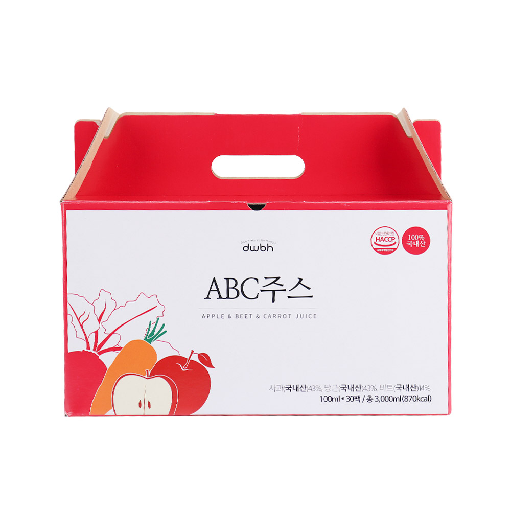 ABC주스 국내산 사과 비트 당근 저온착즙 건강주스