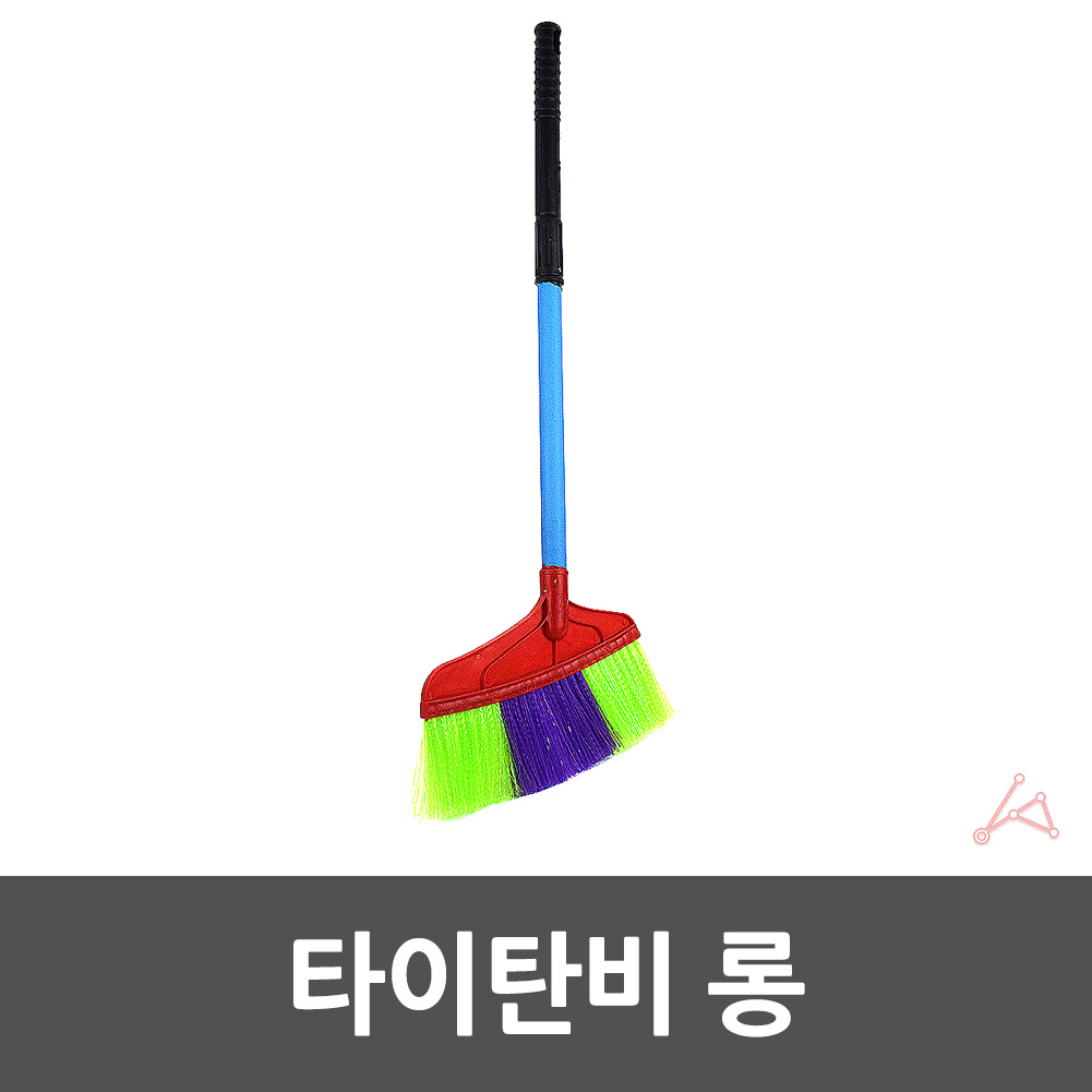나일론 빗자루 나이롱비 실내 야외 현관 화장실 플라스틱 PVC 업소용 - 상세 이미지 3