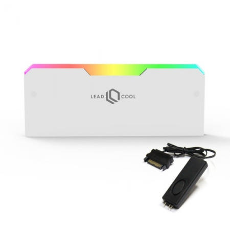 LEADCOOL RH-1 EVO ARGB 메모리 방열판 화이트 KIT (1PACK/Controller)
