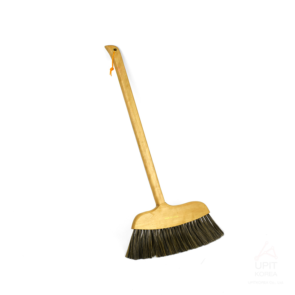 돼지털 빗자루 말총 돈모 나무 실내 방빗자루 방비 중 이미지 6