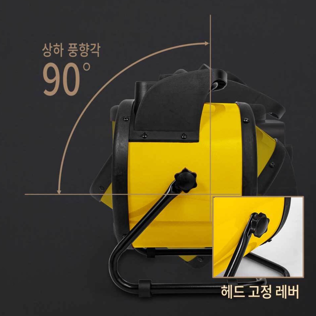 공장용 온풍기 산업용 온풍기 영업용 창고 야외 소형 전기 온풍기 - 상세 이미지 2