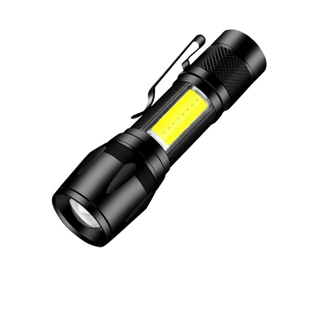 고출력 충전식 LED 미니 후레쉬 손전등 캠핑랜턴 방수 작업 B2