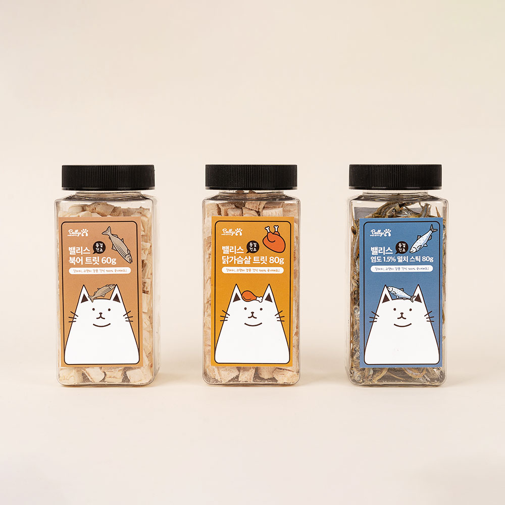 고양이북어트릿 밸리스 고양이 동결건조 간식 미니트릿 북어 60g - 상세 이미지 3