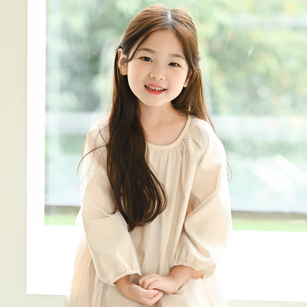 멜로우 샤 원피스 여아 아동 아이보리 기본 보통핏 면 봄 가을 튜튜 유니크 이미지 7