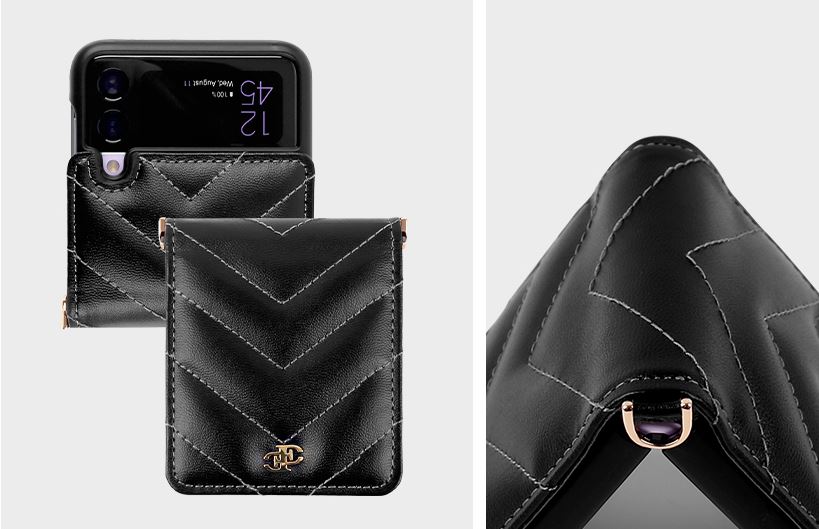 갤럭시 Z플립3 케이스 플립3 힌지보호 스트랩 줄 - 상세 이미지 5