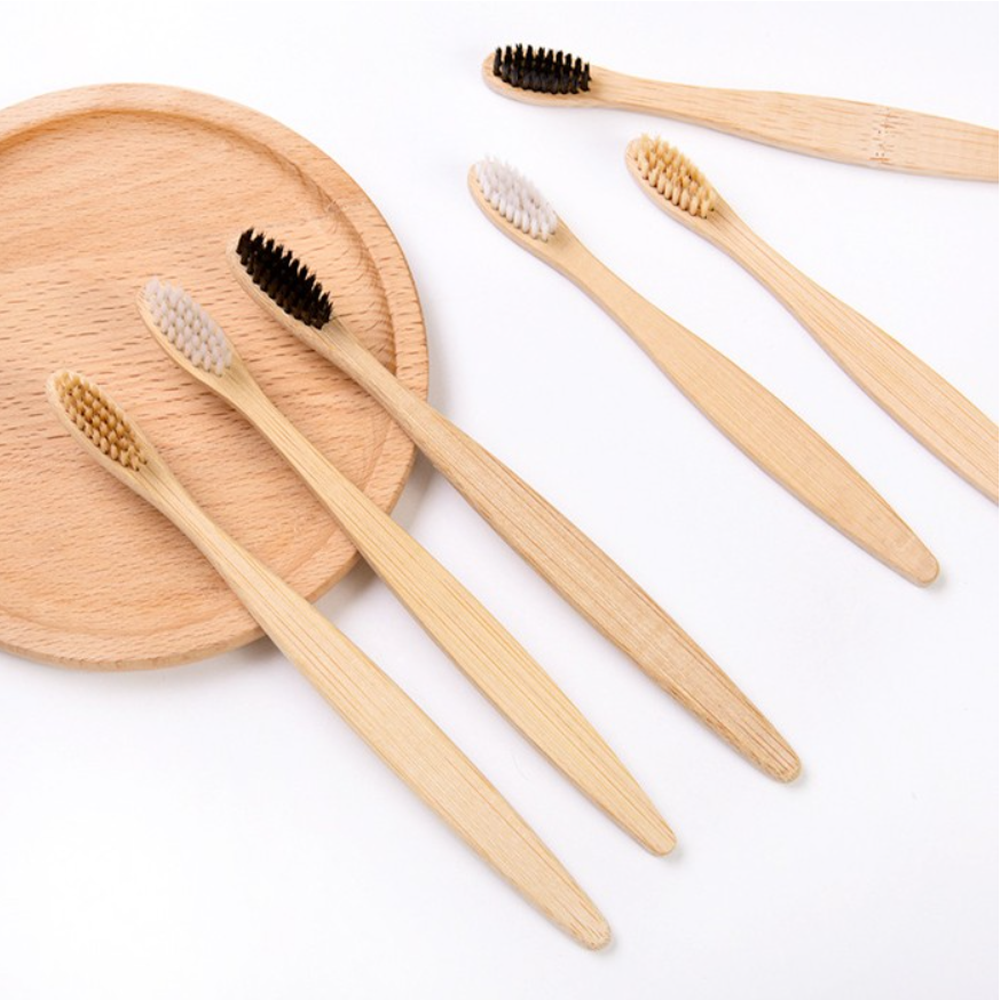 대나무 친환경나무미세모 칫솔 초등학생 각인