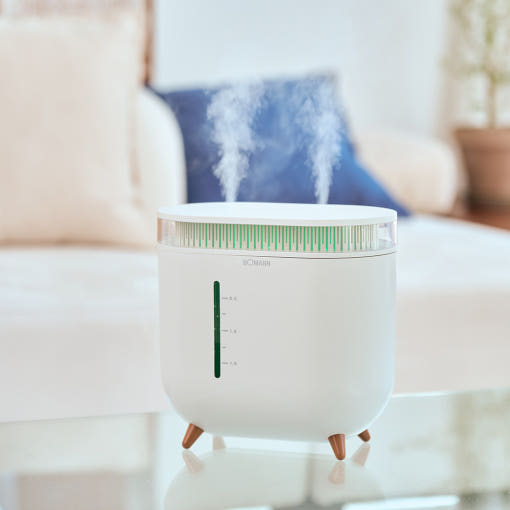 보만 무선 무드등 미니가습기 디자인