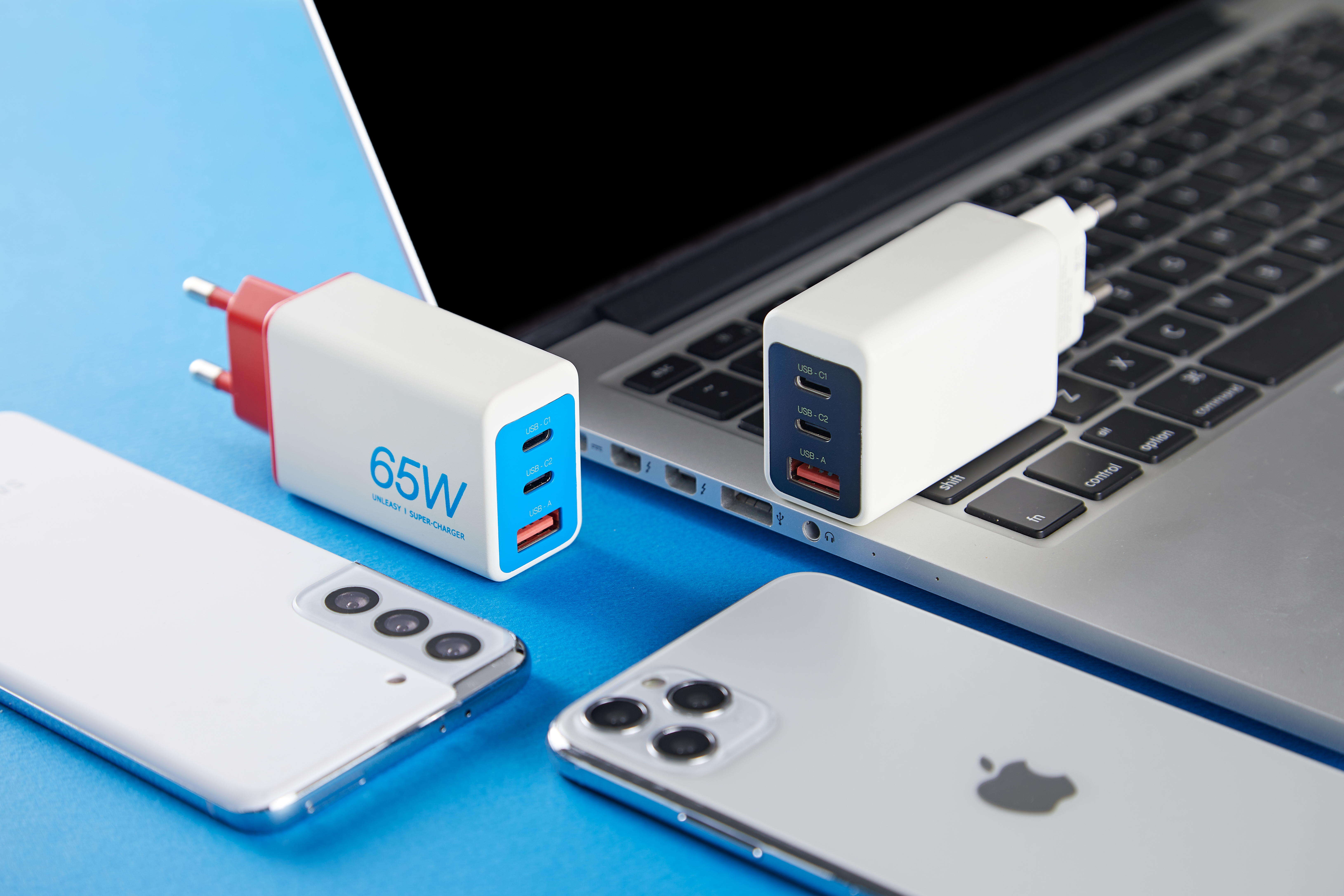 언리시 65W 초고속 3포트 멀티 충전기 USB PD PPS Gan2 C타입 - 상세 이미지 4