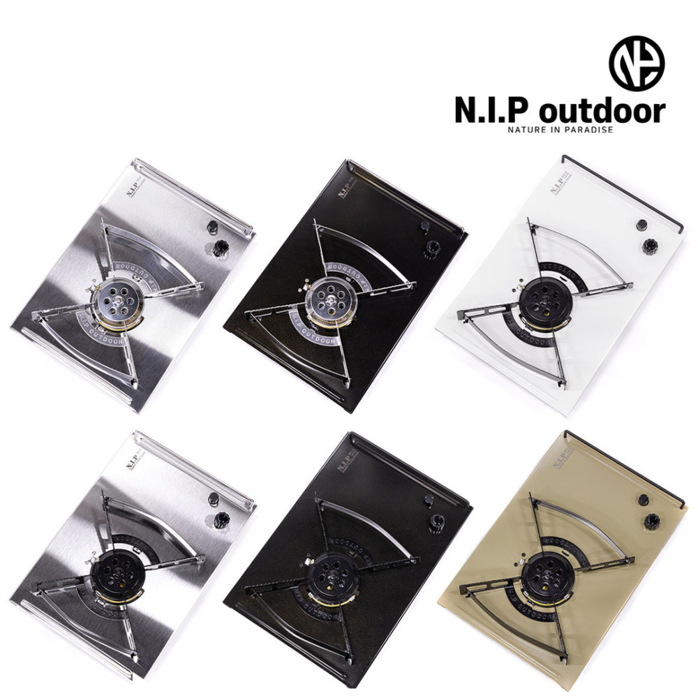 N.I.P 파워플레이트 NO6 IGT 플랫 강염버너 세라믹 블랙 (블랙 가방)