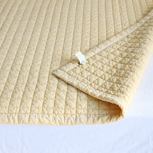 안심되는 OEKO-TEX 인증 먼지없는 80수 피그먼트 워싱 순면 사계절 양면 침대패드