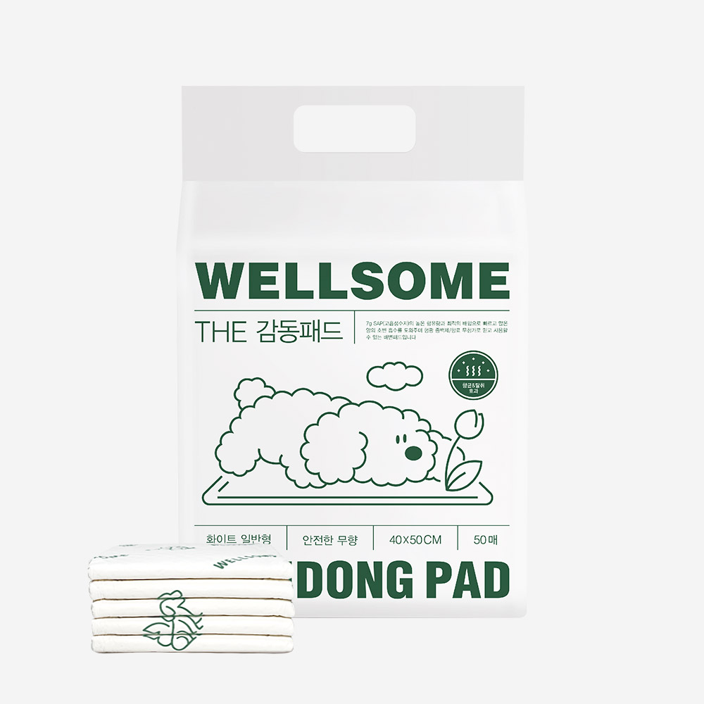 웰썸 THE 감동패드 일반형 대형 배변패드