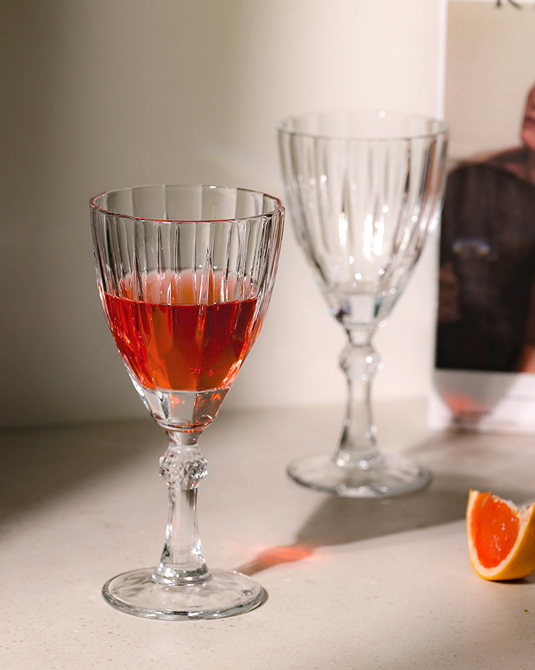 [2개세트] 집들이선물 홈파티 고블렛잔 피렌체 와인잔(CRC0069S)