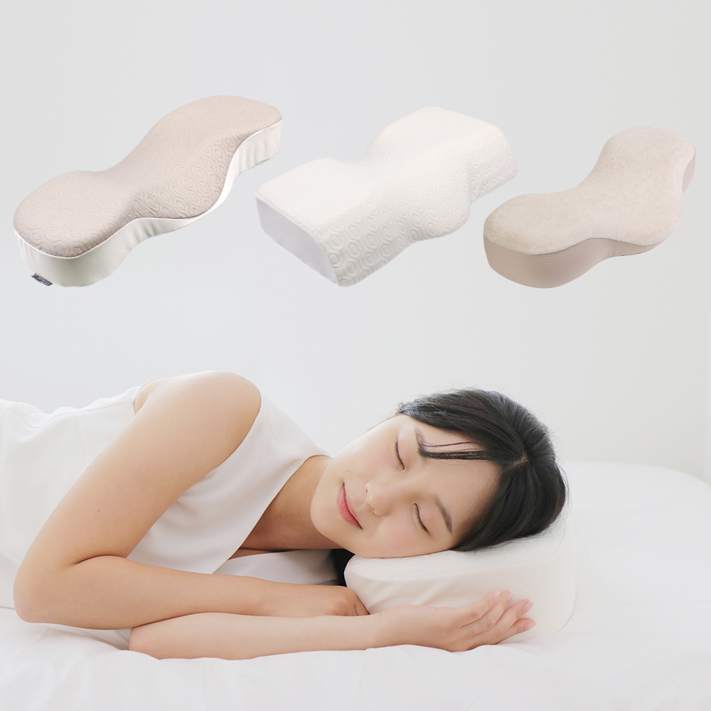 베네폼 고밀도 메모리폼 기능성 거북목 일자목 경추 바른 수면 자세 베개