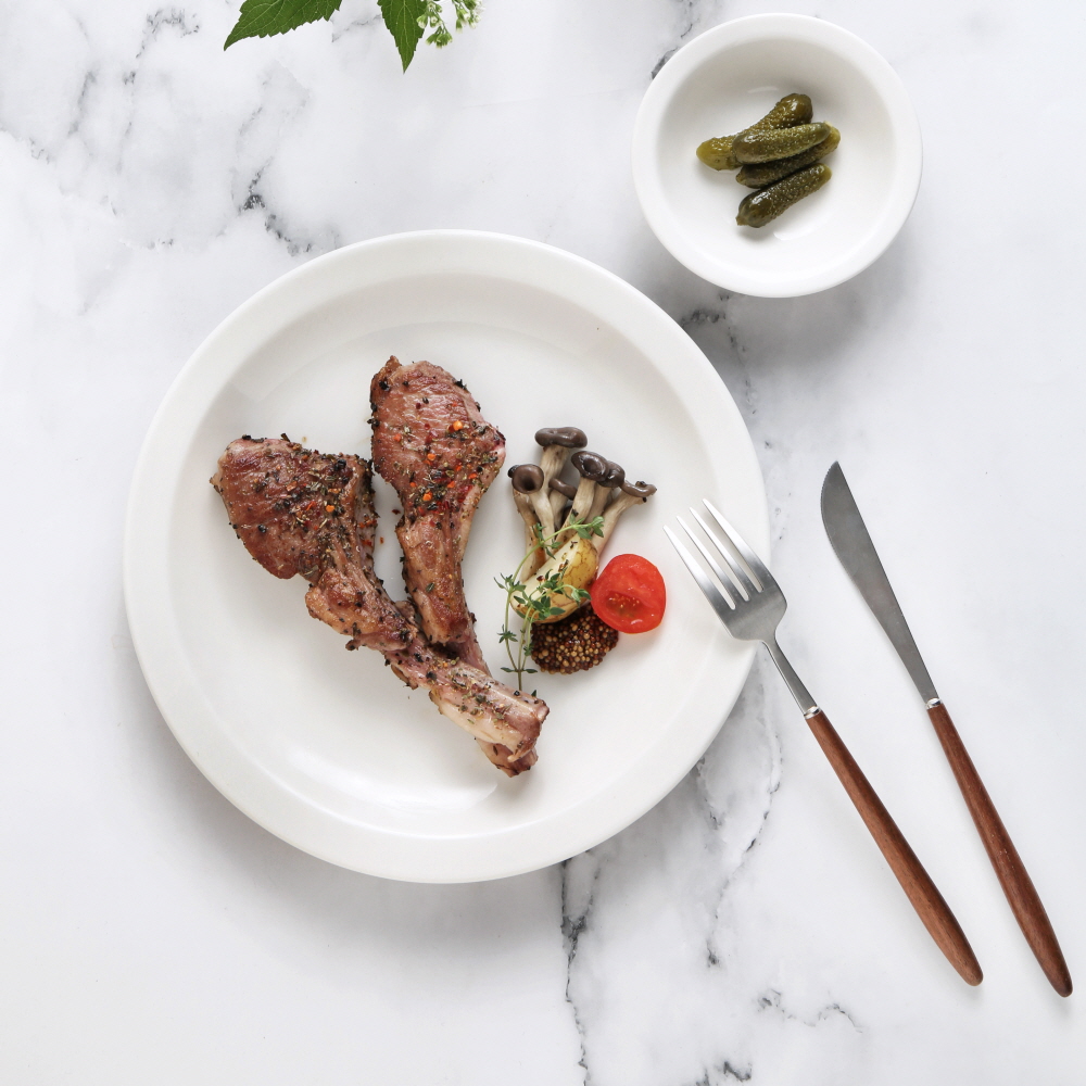 시라쿠스 뉴욕 레트로 빈티지 도자기 카페 그릇 / 26cm, 디너접시 - 상세 이미지 3