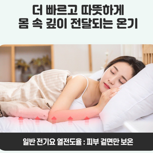 탄소 전기요 침대용 전자파없는 전기요 슈퍼 싱글 두꺼운 전기요