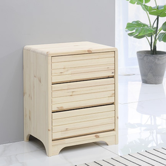 침대옆서랍장 서랍협탁 원목미니협탁 빈티지협탁 - 상품 이미지