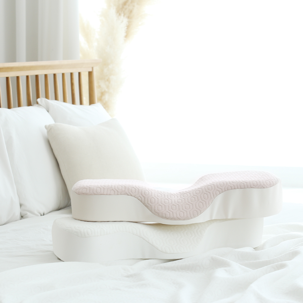 베네폼 듀얼플러스 더블 레이어 경추 베개 거북목 일자목 고밀도메모리폼 듀라론 냉감 목디스크