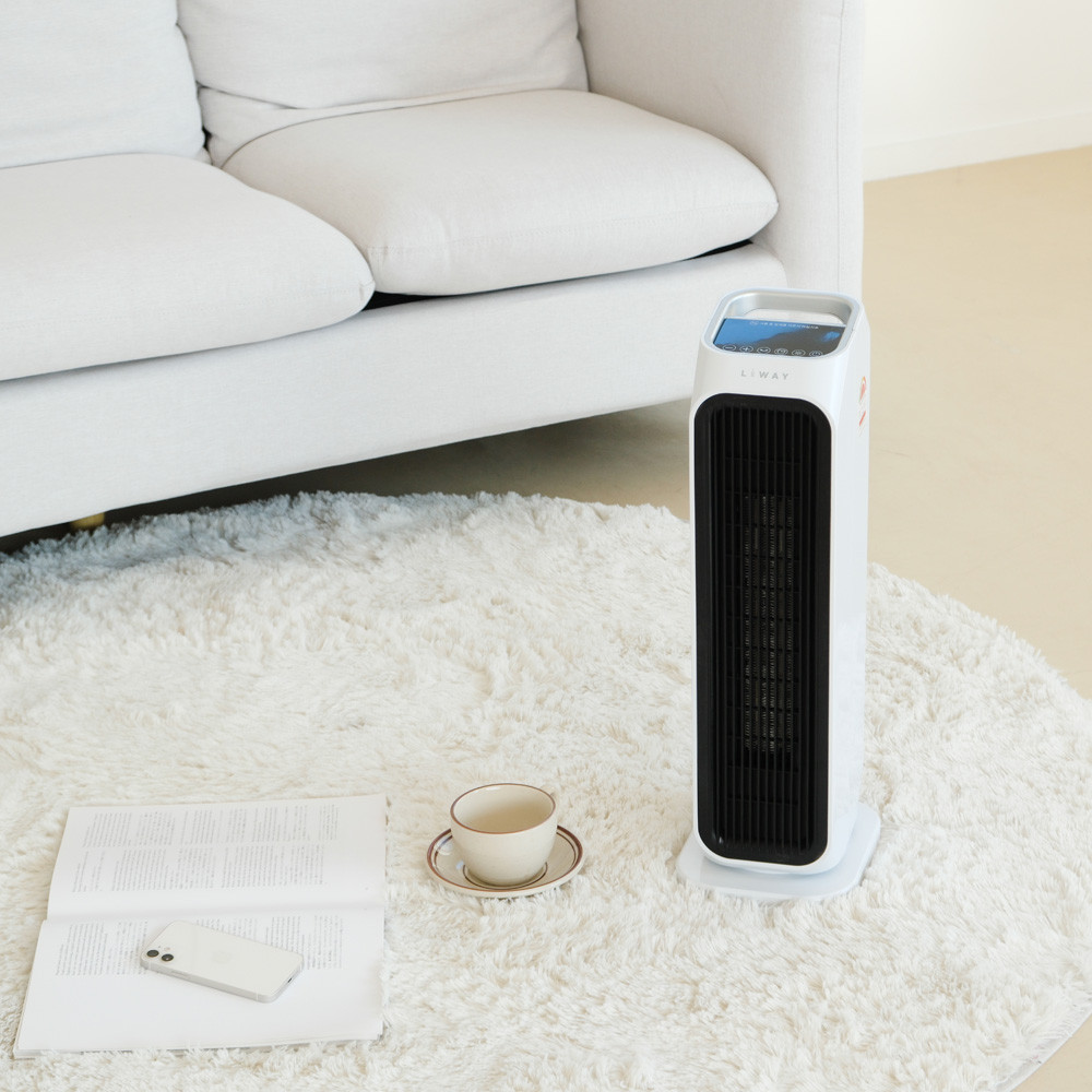 웜에어 가정용 사무실 전기세 리모컨 PTC 온풍기