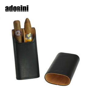 시가케이스 가죽 아도리니 Adorini Case real leather 2-3 블랙