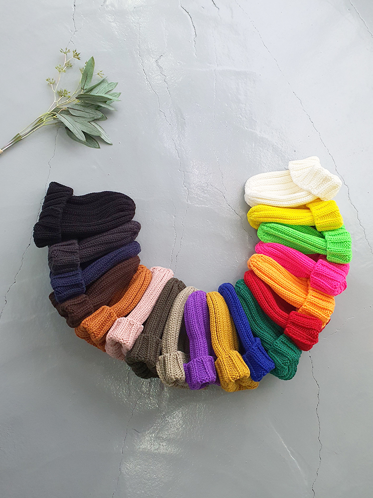 제이엠 골지 니트 비니