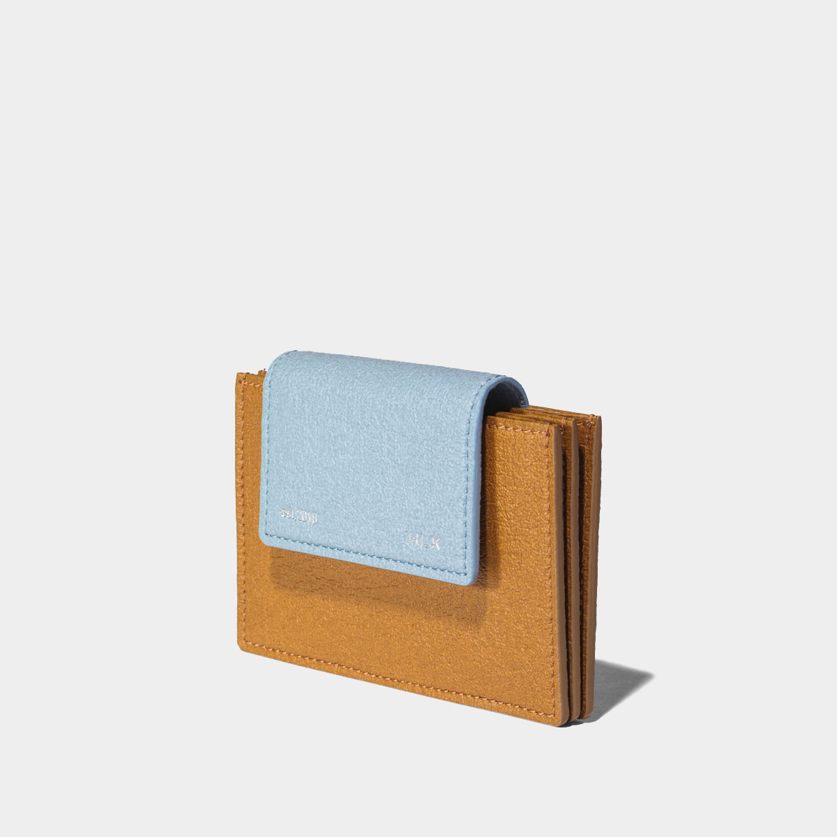 세미 플립 카드지갑/Sami Flip Card Wallet [Camel Blue] - 상세 이미지 3