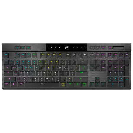 커세어 K100 AIR WIRELESS RGB Ultra Low Profile 블루투스 기계식 게이밍 키보드