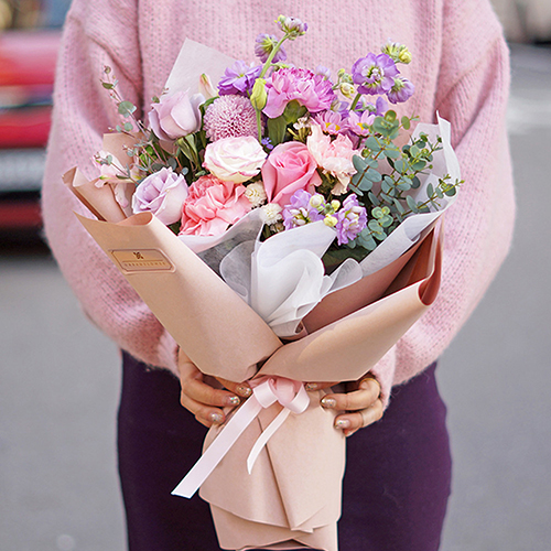졸업식 꽃다발 축하 생일 기념일 생화 꽃선물 생화꽃다발 드라이플라워